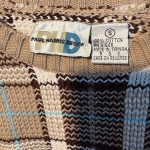 Brown and Cream Sweater